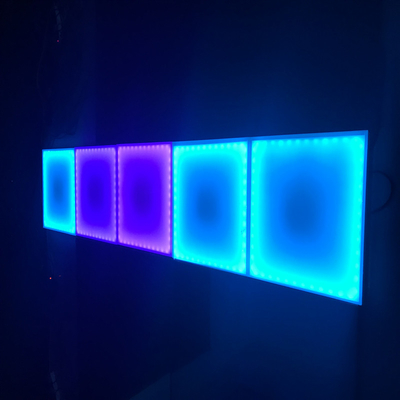 Interactive Toughened Glass Tiles LED Dance Floor with 80 Ra Color Rendering Index