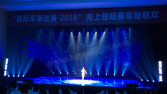 Blue and White LED Shining Background Curtain LED Star Curtain BW For Wedding Stage Background Decoration