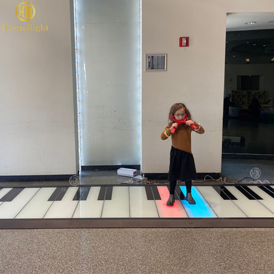 Interactive Outdoor Dance Floor with RGB Piano LED Lights and IP67 Waterproof Function