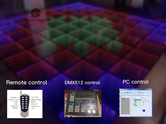 Party Stage Events Disco Dance Floor RGB IP65 3D Abyss LED Dance Floor Panels