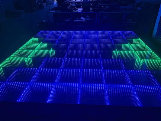 High Temperature Resistant LED Dance Floor Tiles For Night Club Light Show Rental