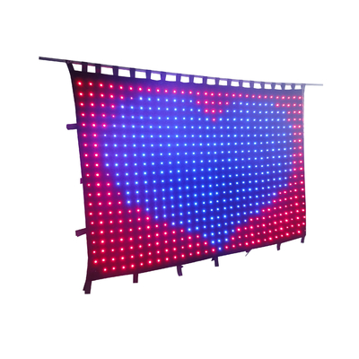 High Brightness LED Video Curtain Remote Control With Changeable Party Lights