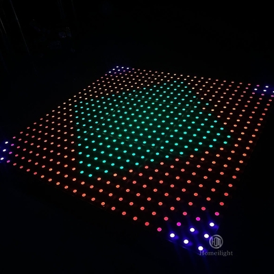 Multi 6000K Color Temperature Interactive Video Dance Floor with DMX512 Control Mode
