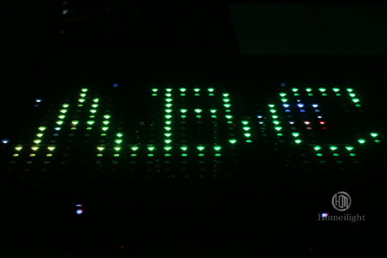 Multi 6000K Color Temperature Interactive Video Dance Floor with DMX512 Control Mode