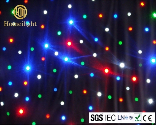 RGBW LED Star Curtain 95Ra 6000lm For Wedding Disco Party