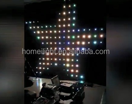 Flexible LED Mesh Video Curtain Display P18 for Resolution Display
