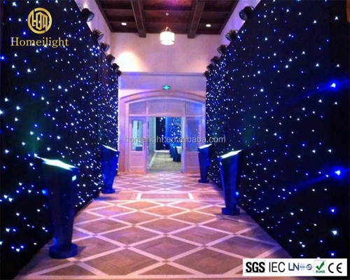 3500K-7500K Stage LED Curtain ,  Twinkle Star LED Curtain For Wedding Party Disco Events