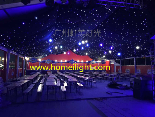 Professional LED Stage Lights DJ Club LED Star Curtain Blue white LED Flexible Star Backdrop Cloth
