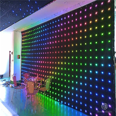 Versatile P5CM SD Card Control RGB 3in1 LED Video Curtain Screen Possible Pitch P5CM