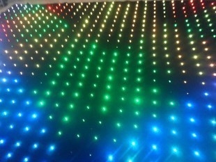 P18CM LED Sound Active DMX512 Video Curtain RGB Vision Curtain For DJ Booth Matrix