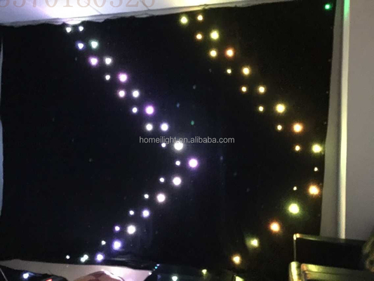 100000 Hours Lifespan Homei Stage Lighting LED Video Curtain for DJ Wedding Backdrop