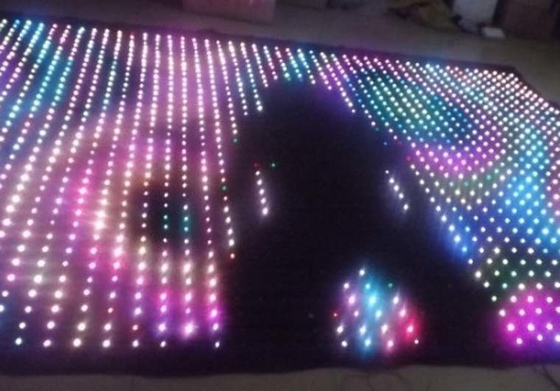 LED Video Cloth for Stage Effect LED Decoration Curtain Controlled by DMX System