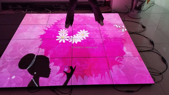 P3.91 Indoor Full Color 3d Video Interactive LED Dance Floor for Video Display