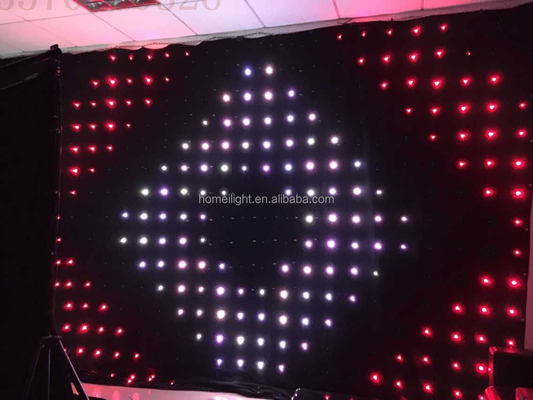 Wedding Decoration High Brightness LED Video Curtain with 50000 Hour Working Lifetime