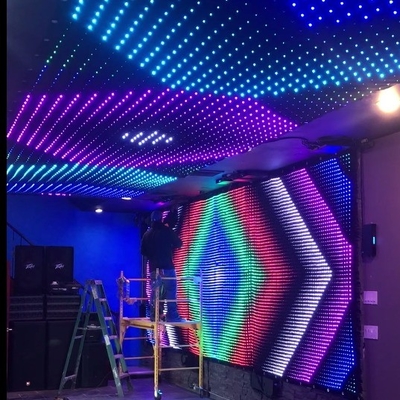 P15CM Stage Backdrop Lighting DMX512 RGB LED Curtain Video Wall