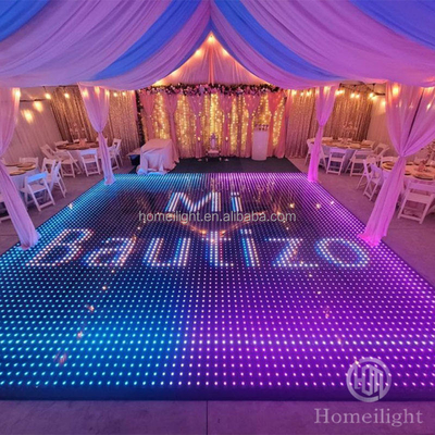 Support Text Word LED Dance Floor Portable LED Video Dance Floor for DJ Stage Equipment