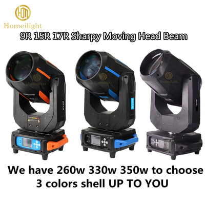 330 350 Sharpy Scan 260W R7 Beam Moving Head Light For Stage Lighting -20 50C 7950lm
