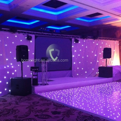 50000 Hours Working Time LED Twinkling Stars LED Curtain Lights For DJ Stage Backdrops