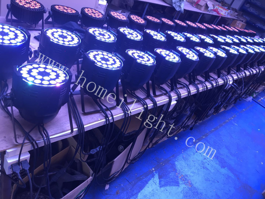 Wedding Disco Party Dmx512 RGBW 4in1 LED 18x10w Par Can Light for Stage Lighting