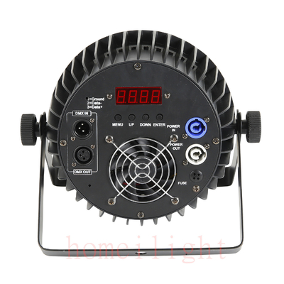 16200lm 18pcs x 18W RGBWAUV 6 in 1 LED Flat Par can Light for DJ Disco Wedding Uplights