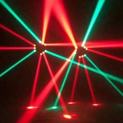 RGBW 4in1 9 Eyes Spider LED Moving Head Wash IP20 For Disco Club