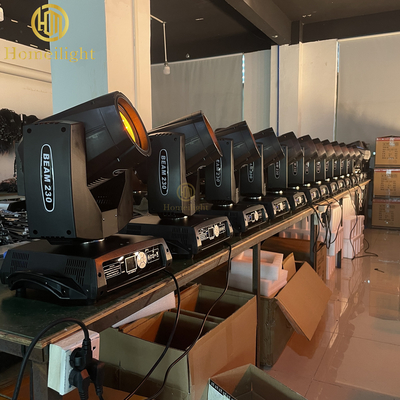 Customizable 230w 7R Moving Head Beam Light for Church Castle Lamp in Flight Case