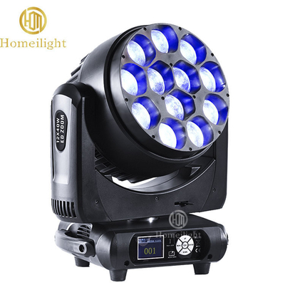 12x40w Super Beam Light 4 in 1 rgbw Wash 40w Effect Led Zoom Moving Head for Stage Lighting