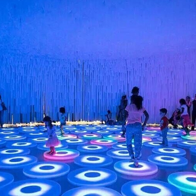 Tempered Frosted Glass Mask 300*H60MM LED Floor Tile Lights for Interactive Games
