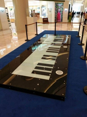 Hotel Club Outdoor/Indoor LED Piano Inductive Dance Floor for Fun in Shopping Mall