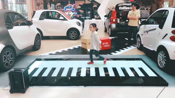 Hotel Club Outdoor/Indoor LED Piano Inductive Dance Floor for Fun in Shopping Mall