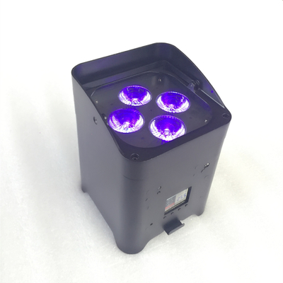 4pcs 18W 6in1 Wireless LED Battery Par light For Stage Lighting
