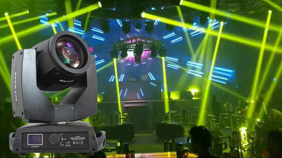 Small Mini 7R Beam 230 Moving Head Light with 14 Color White Plate 50000 Working Hours
