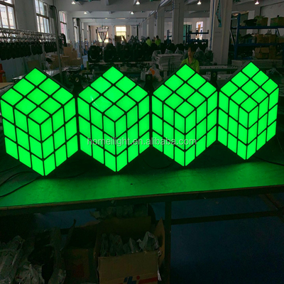 Professional Lease commercial activity lighting equipment 3D magic cube wall for performance Singing Contest