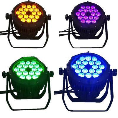18pcs 12W Full Color RGBW Mix Stage Lighting DMX LED Par Light for Yes Dimmer Support