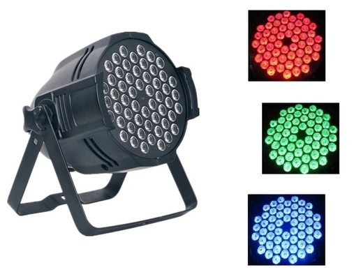 90 Ra 200 lm/w 54pcs*3w RGB3in1 DMX512 Disco LED Par Lights for Stage Lighting Equipment