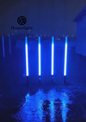 360 Degree Kinetic Rotating Matrix DMX Pixel LED Tube Light RGBWA