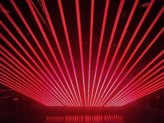 HOMEI Red Color Laser Bar Stage Light 15000lm Luminous Flux and 80lm/w Efficiency