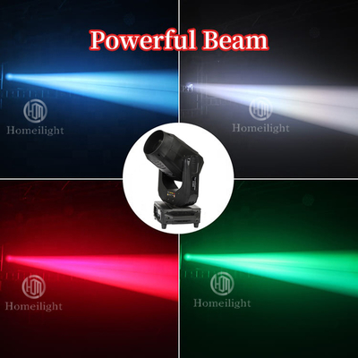 380W Moving Head Beam Light Emitting Color RGB Frequency 50HZ-60HZ for Culb Disco Stage