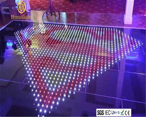 Stage Lighting Video Dance Floor with Acrylic LED Panels and D Card Control Mode