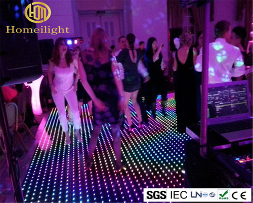 Stage Lighting Video Dance Floor with Acrylic LED Panels and D Card Control Mode