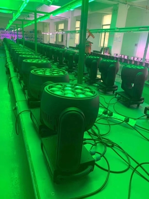 15KG LED Moving Head Wash Light 6000K IP20 With Display Panel