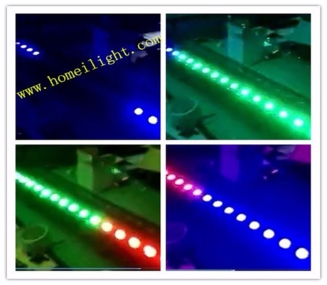 Outdoor Waterproof 18pcs 3W RGB LED Wall Washer Bar Lights Long Life Span Life 100000