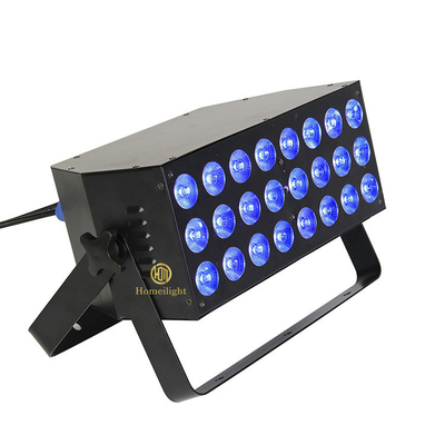 Remote Controlled UV LED Flood Light RGBWA 24pcs For Professional Stage Lighting