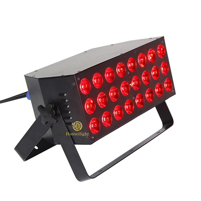 Remote Controlled UV LED Flood Light RGBWA 24pcs For Professional Stage Lighting