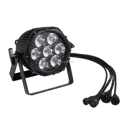 Waterproof Uplight 7*18W 7*12W IP65 LED Par Light For Indoor / Outdoor Stage Lighting