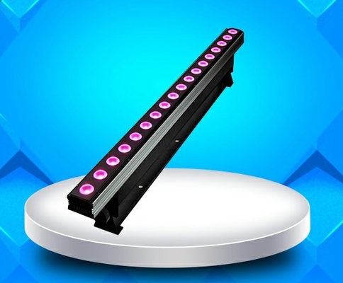 180W High Luminous IP65 Waterproof 18 12W RGBW LED Wall Washer Bar For Wedding Party