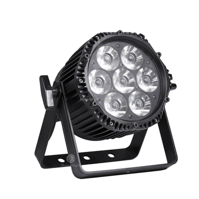 Waterproof 7pcs RGBWAUV 6in1 LED Par Can Stage Lights with Aluminum Alloy Shell