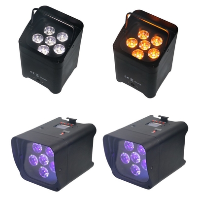 Illuminate Your Wedding Stage with 6*18 W Wireless DMX Battery Powered LED Par Light