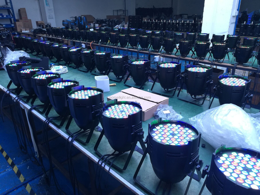 Professional 54x3W RGBW LED Par Light Uplights Stage Lights for Church