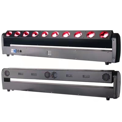 3500K Warm White 10*40W High Beam LED Moving Bar Stage Light with Multiple Effects